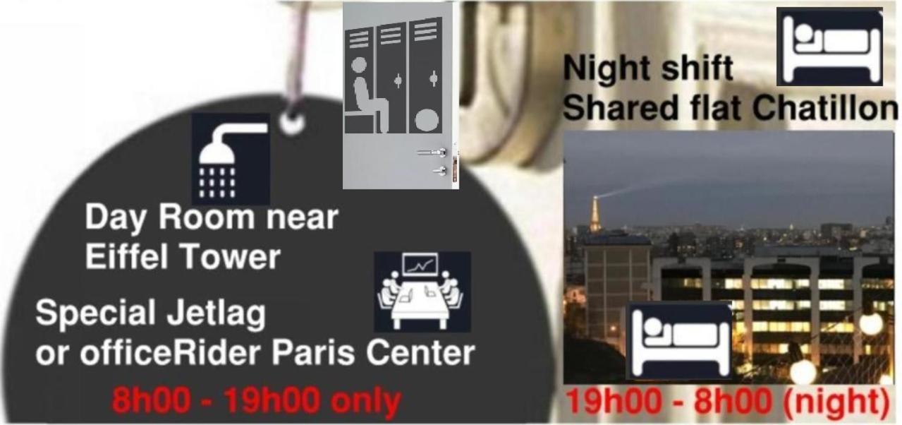Eiffel Citea Access Dayroom Espace Paris Sans Nuitee Et Chambre Partagee Chatillon Nuitee -- Repos Journee Ou Espace Travail 8-19H Proche Tour Eiffel Ou Usage Bureau A L'Heure En Journee -- Nuitee Chatillon Avenue Париж Экстерьер фото